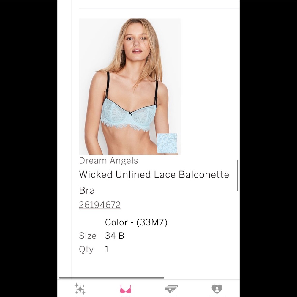 Victoria’s Secret bra and Panty set